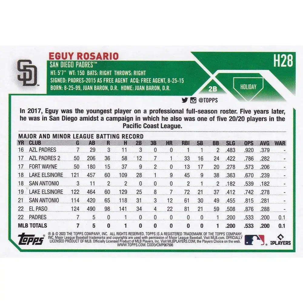 Topps 2023 holiday